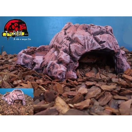 Toca pequena para Répteis TP-01 Terrário | Corn Snake